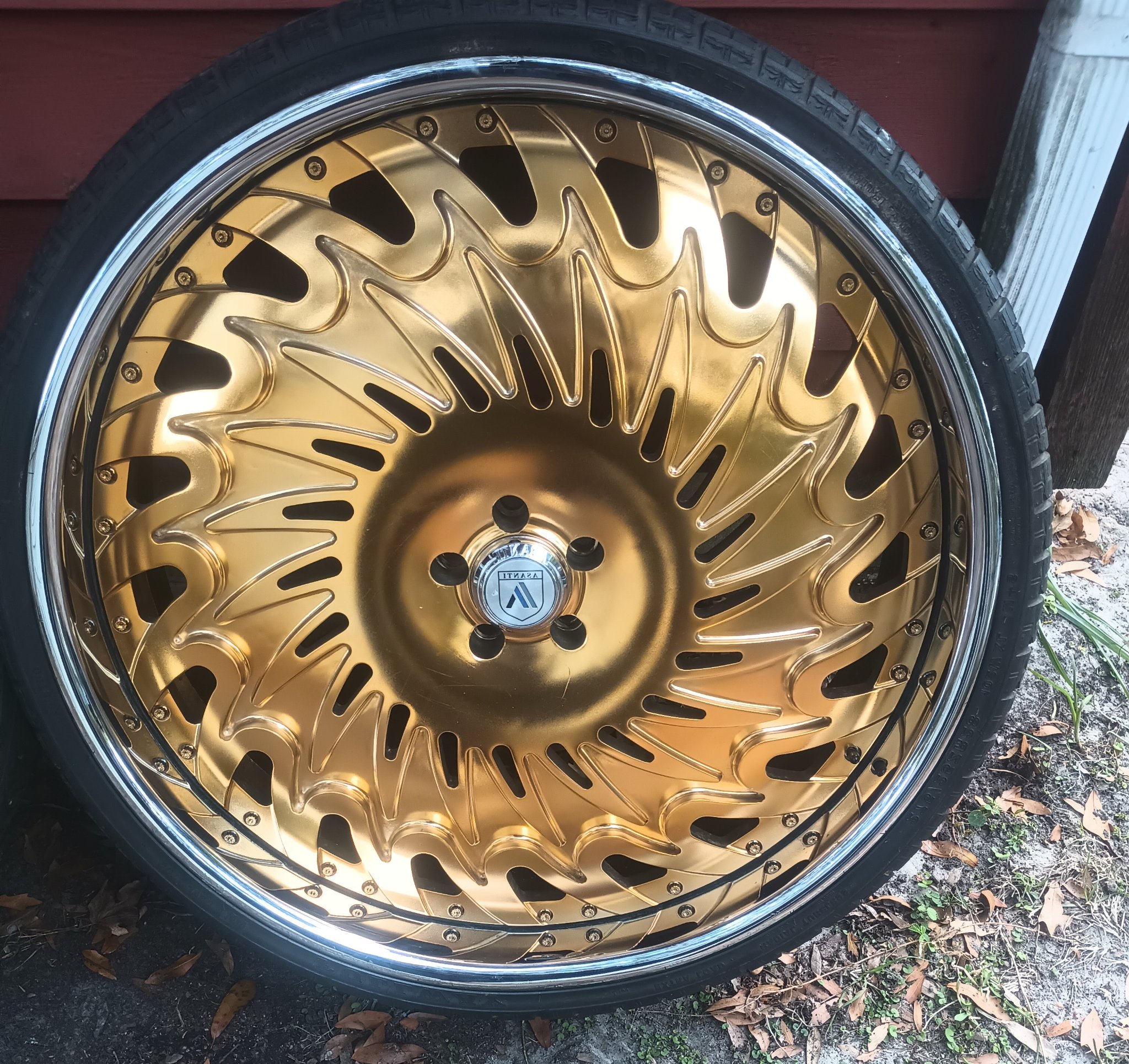 ChromeKarats gold plating work — Gold Plated Arospeed Rim