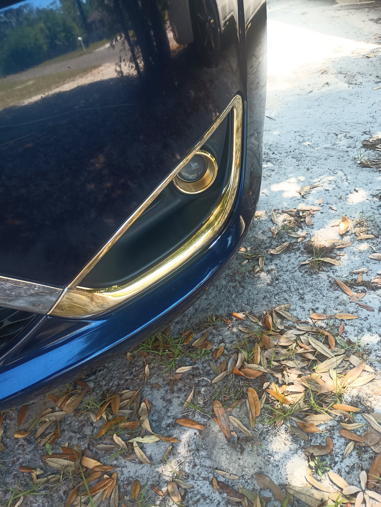 ChromeKarats gold plating work — Gold Fog Light Trim