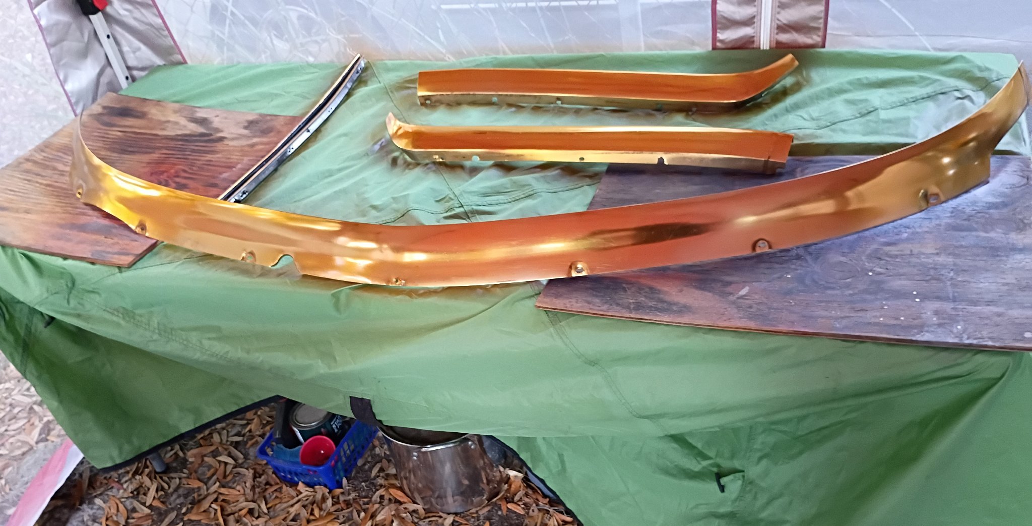 ChromeKarats gold plating work — Gold Plated Bumper Trim Set
