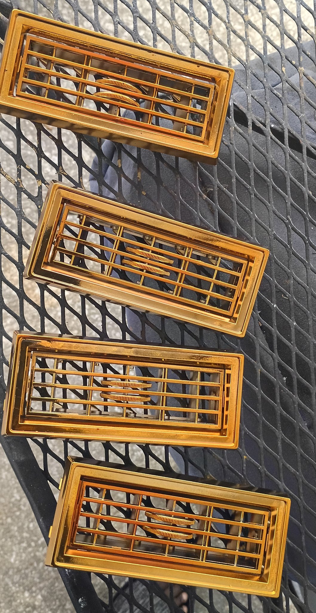 ChromeKarats gold plating work — Gold Plated AC Vents