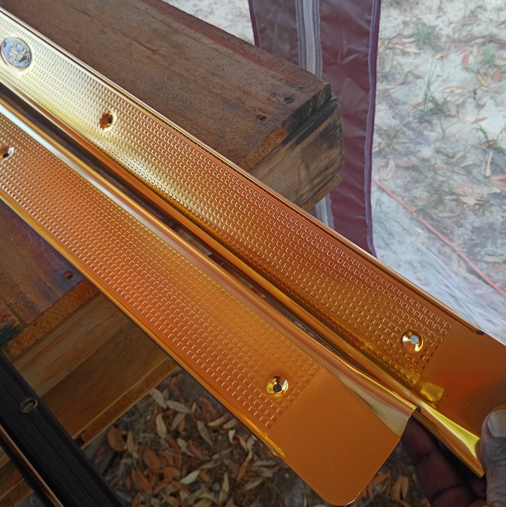 ChromeKarats gold plating work — Gold Plated Running Board
