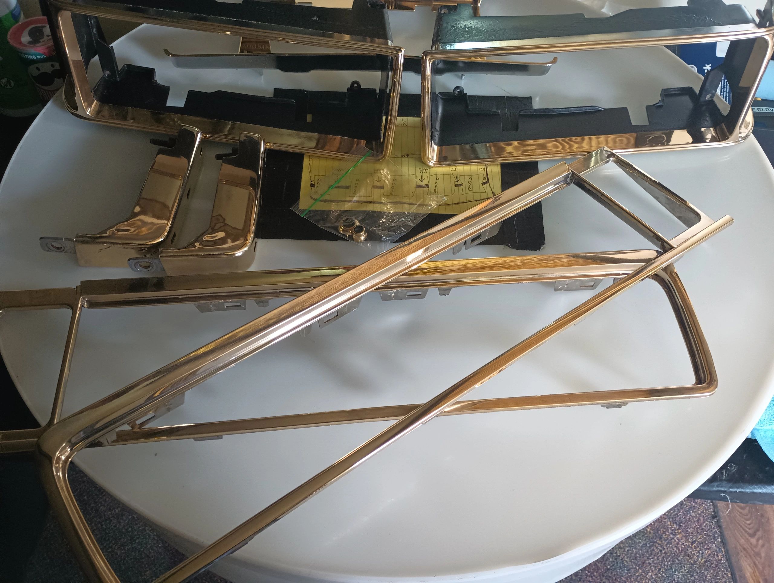 ChromeKarats gold plating work — Gold Plated Piece