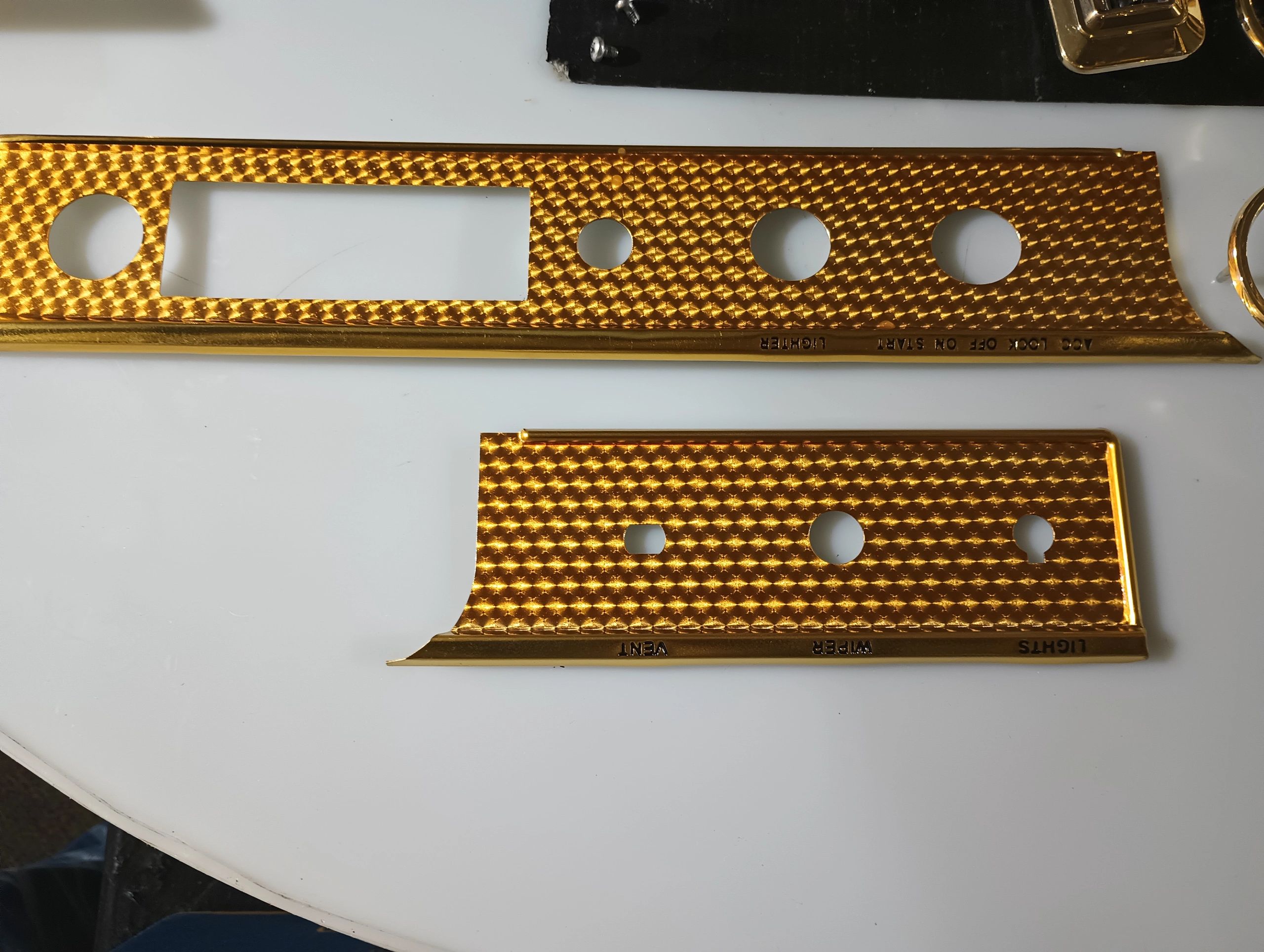 ChromeKarats gold plating work — Plating Close-Up